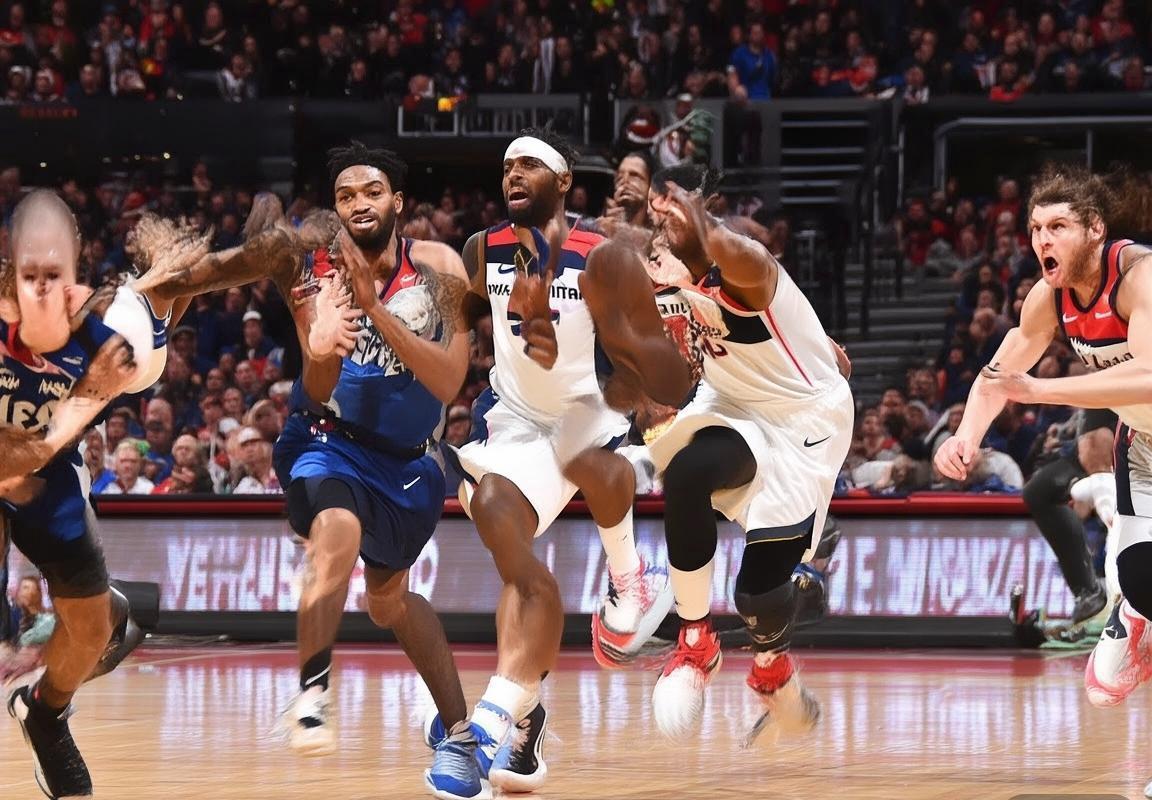 2019年NBA焦点战：森林狼vs奇才火花对决精彩回顾(图1)